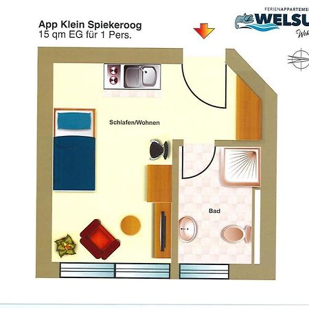 Fewo Klein Spiekeroog Bad Zwischenahn Luaran gambar